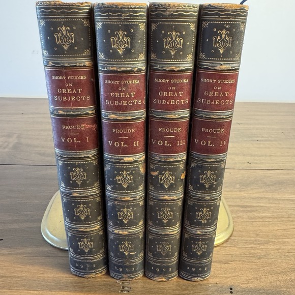 Other - James Anthony Froude / Short Studies on Great Subjects 4 vols 1903